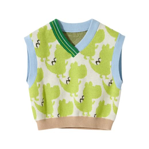 Cucutas男幼童背心CY25SPW504绿白色调（90#-120#） 商品图9