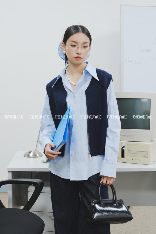 【门店同款】ENJOY春季“盐貌似糖”针织马夹两件套 160899449 商品图3