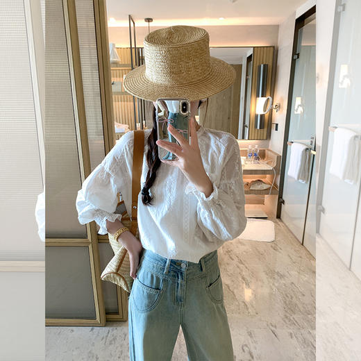 <曾小咸推荐> 刺绣蕾丝衬衫 商品图2