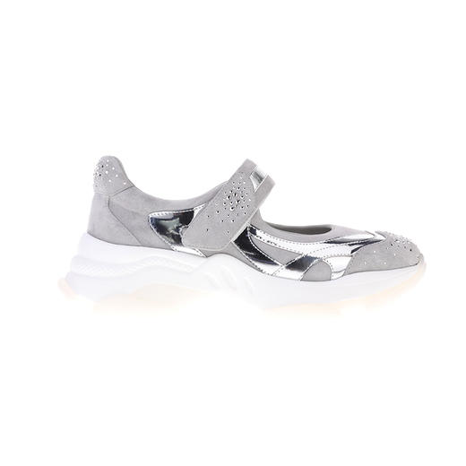 sheme水晶点缀玛丽珍女士休闲运动鞋 舒适透气平底鞋可定制 商品图0