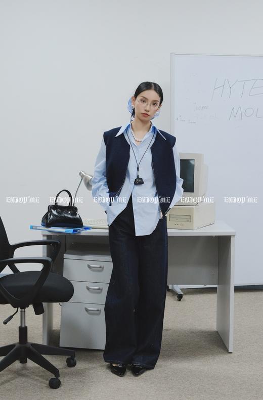 【门店同款】ENJOY春季“盐貌似糖”针织马夹两件套 160899449 商品图6