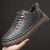 男士夏季真皮软面休闲运动板鞋男士春秋轻便软底开车皮鞋 商品缩略图2