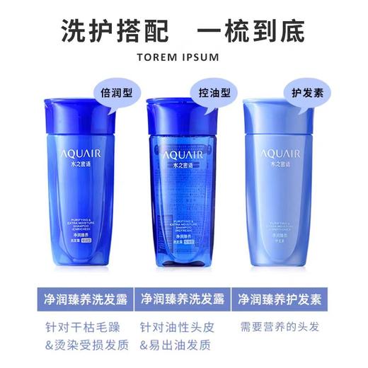 水之密语净润臻养洗发露（控油型）200ml 商品图2