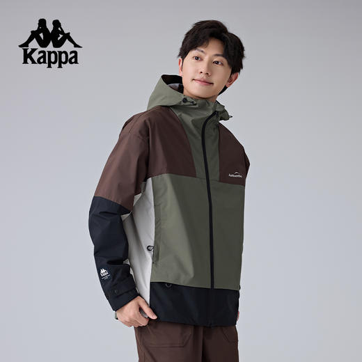 Kappa卡帕背靠背2025新款运动防风衣男款户外防泼水夹克外套上衣K0F12FJ73 商品图1