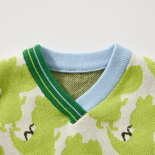 Cucutas男幼童背心CY25SPW504绿白色调（90#-120#） 商品图11