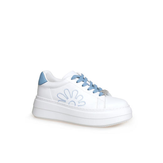 豪麟名鞋奥莱迪嘉女鞋时尚休闲鞋牛皮革DJJGA51WX015蓝色  原价1660元 商品图0