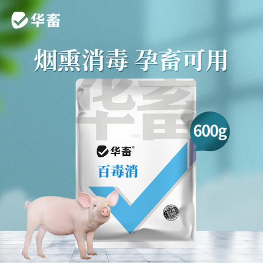 【朋友圈专享】华畜百毒消600g  净化空气 孕畜可用 烟熏消毒剂可带畜使用 商品图0