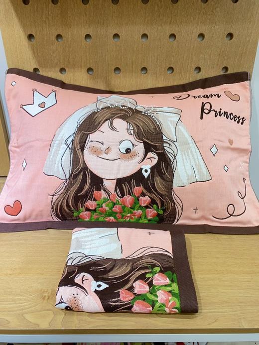 100%全棉纱布枕巾/枕套 A类一等品 新疆长绒棉纱布枕套正反两面可用 水洗色织蓬松柔软 吸湿透气 商品图6