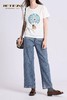 裘堤婼JETEZO休闲蓝色女士牛仔裤BD15762B1 商品缩略图2