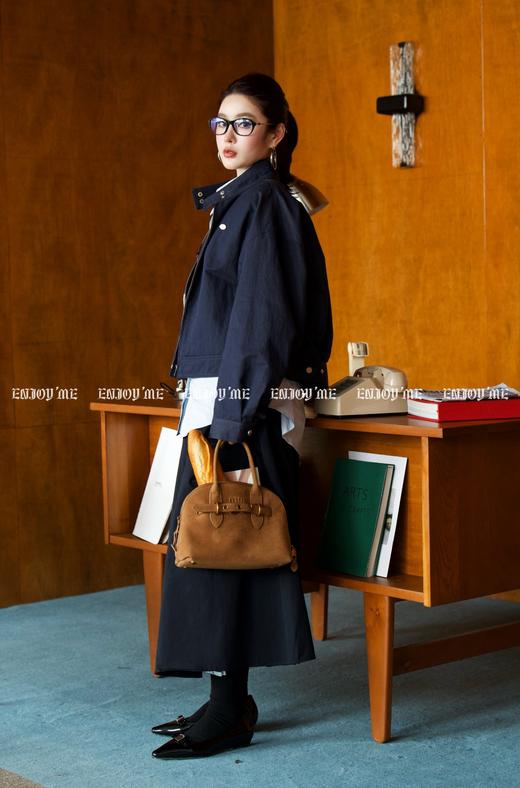 【门店同款】ENJOY春季盐貌似糖韩系立领外套 160895835 商品图7