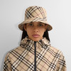 【一】BURBERRY 巴宝莉 男女同款马术骑士徽标格纹斜纹布渔夫帽 格子 8103382 A5686 商品缩略图2