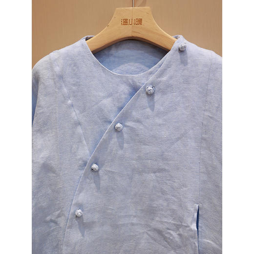 【抖音专属】新中式斜襟上衣(20708244碧落) 商品图1