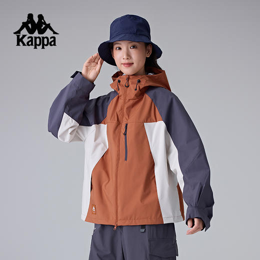 Kappa卡帕背靠背2025新款运动防风衣女款户外防泼水夹克外套上衣K0F22FJ83 商品图2