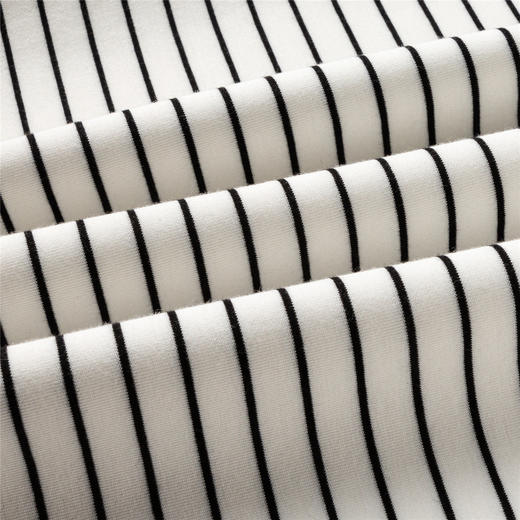 罗蒙【色织空气层海魂衫】7A抗菌半高领长袖t恤男春秋打底衫男T恤 商品图9