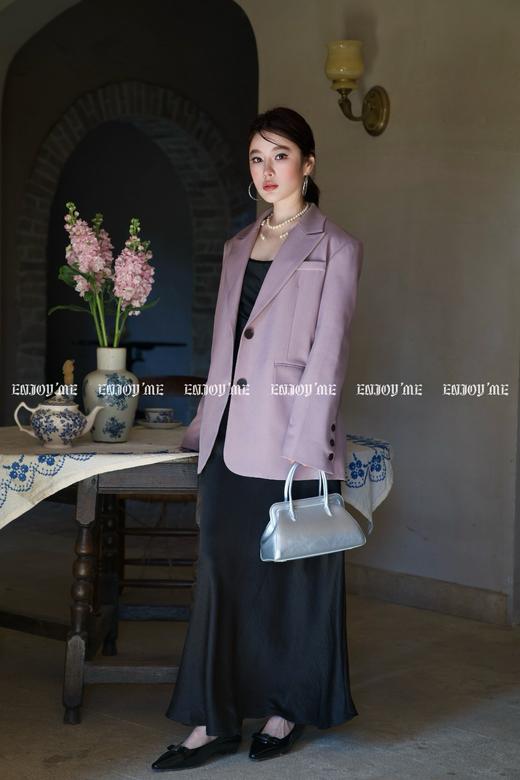 【门店同款】ENJOY常卖纯色手提保龄球口金包 160995941 商品图0