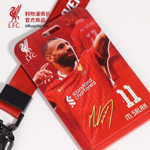 【官方正版】利物浦俱乐部 | 球员肖像卡套球迷公交饭卡包挂脖 商品图2