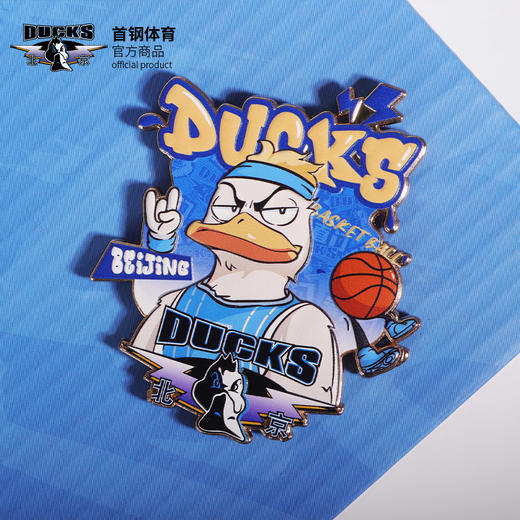【官方正版】北京首钢篮球俱乐部 | 霹雳鸭冰箱贴家居磁吸装饰 商品图3