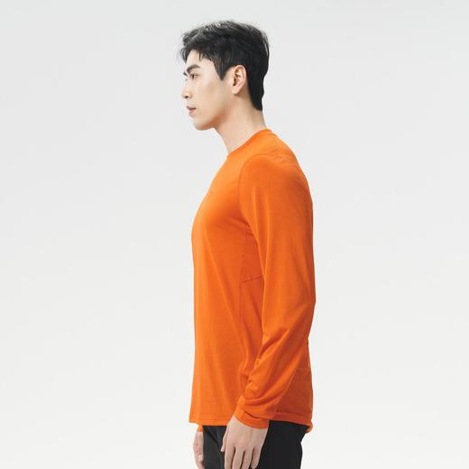 北极狐 男士户外休闲长袖T恤衫 2025春夏宽松徒步运动衣12600214 商品图3