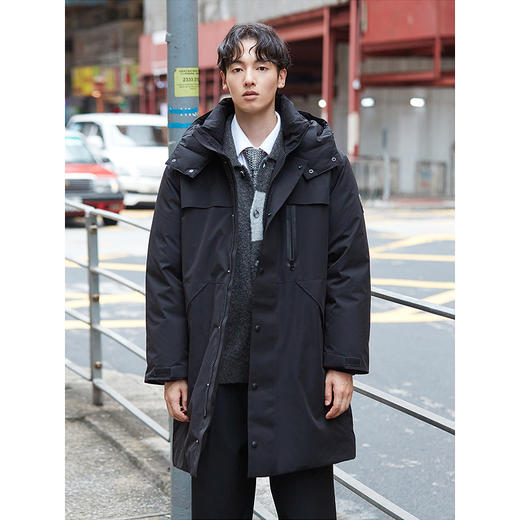 【三防/蓄热】GXG男装户外工装长款羽绒服男保暖通勤外套  冬热卖 商品图3