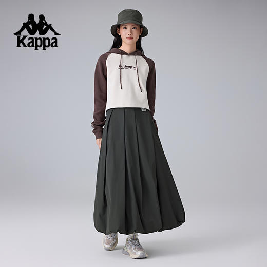 Kappa卡帕背靠背2025新款运动半身裙女款户外防泼水长裙弹力裙子KPDJAQQ82 商品图4