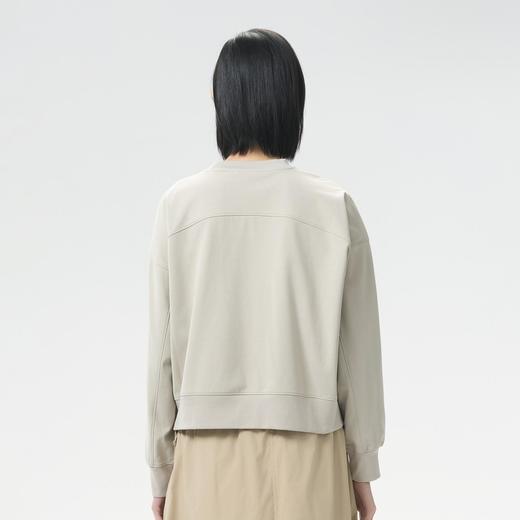 北极狐 女士户外运动卫衣 2025春夏轻量长袖T恤套头衫042512034 商品图2
