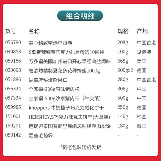 【年货节立享8折】恭贺新禧迎春接福常青藤翻盖毛毡布袋-699款 线上专享蛇年大礼包 商品图1