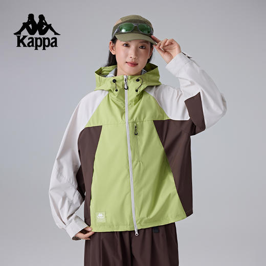 Kappa卡帕背靠背2025新款运动防风衣女款户外防泼水夹克外套上衣K0F22FJ83 商品图1