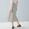 谜底半身裙2025春季新品通勤风文艺不对称设百褶中长裙251MB0068 商品缩略图2