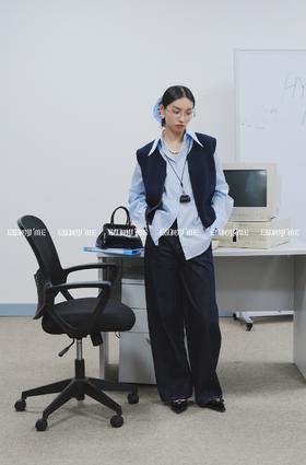 【门店同款】ENJOY春季“盐貌似糖”普洗阔腿裤 160844131