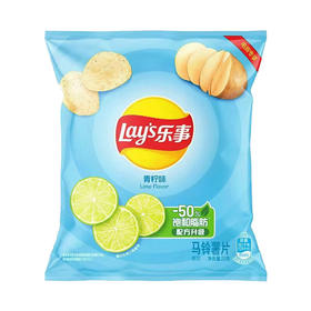 乐事薯片（青柠味）办公室小吃休闲膨化食品网红小零食片23g