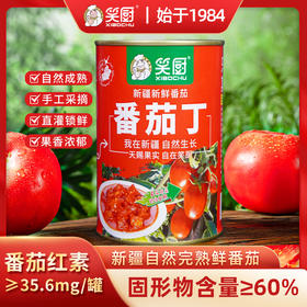 2025笑厨新疆无添加新鲜番茄丁 400g/罐