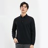 【含桑蚕丝】罗蒙男士春秋polo衫男长袖t恤男舒适男士polo衫 商品缩略图2