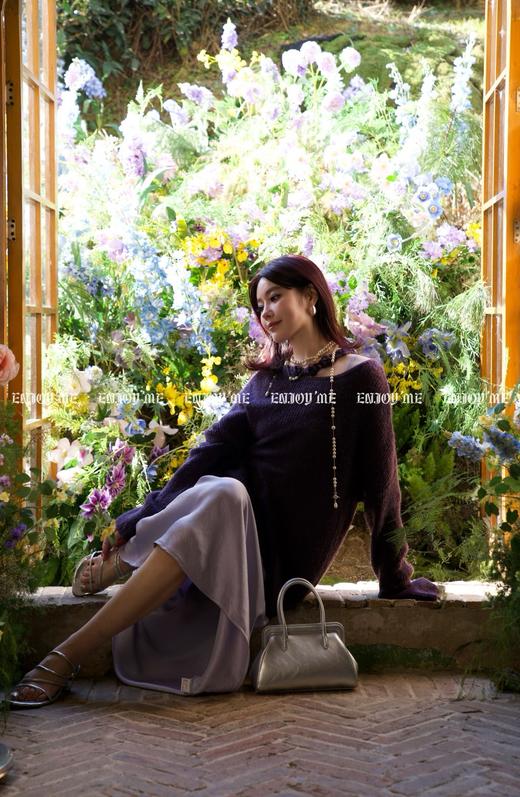 【门店同款】ENJOY春季“绮梦繁花”慵懒针织衫 160800621 商品图6