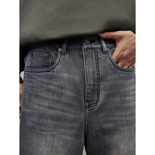 GXG男装 水洗灰牛仔裤宽松锥形长裤通勤男舒适裤子 
 冬季热卖 商品图3