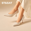 星期六简约通勤气质尖头高跟鞋SSD1111086 商品缩略图1