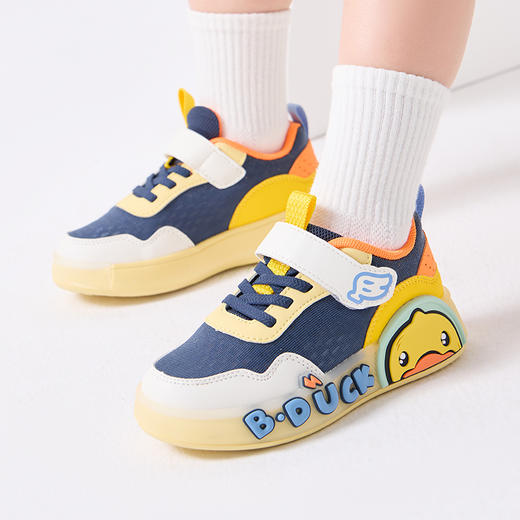 B.Duck小黄鸭童鞋春秋儿童运动鞋28-35 B1686917 商品图1