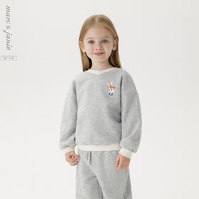 马克珍妮女童甜美宽松卫衣套装2025年春装新款250222