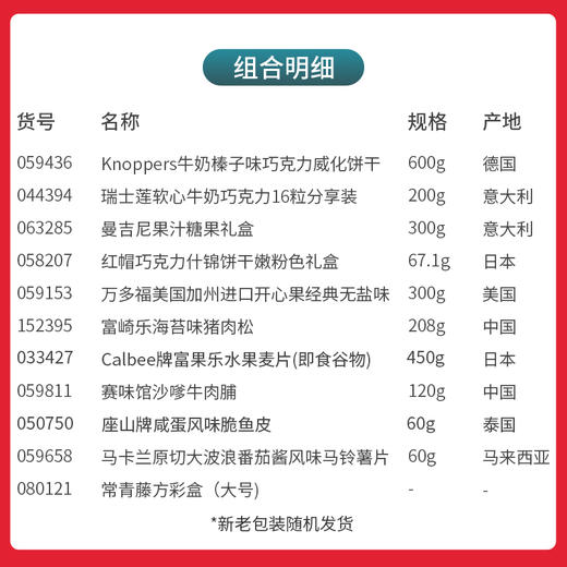 【年货节】恭贺新禧五福临门常青藤方彩大盒-499款 线上专享蛇年大礼包 商品图1
