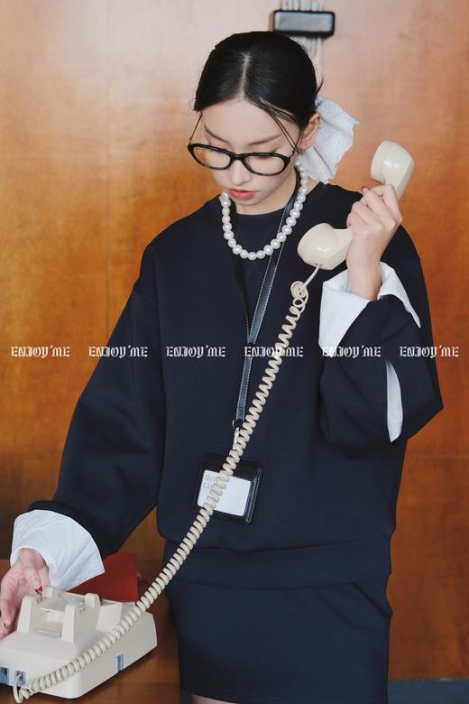 【门店同款】ENJOY春季“盐貌似糖”拼接卫衣套装 160710829 商品图7