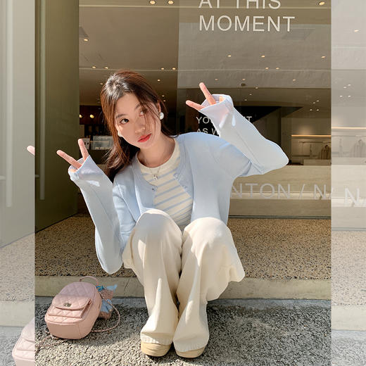 <曾小咸推荐> 假两件撞色针织衫 商品图2