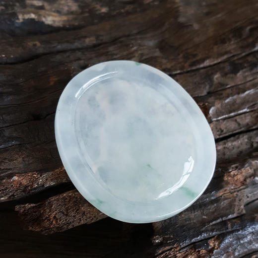 【天然正品】天然冰种飘花观音圆牌翡翠（平安、吉祥）吊坠项链现售价：4880！ 120125NJS07 商品图9