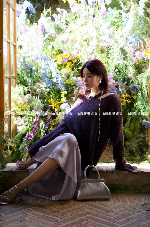 【门店同款】ENJOY春季“绮梦繁花”慵懒针织衫 160800621 商品图5