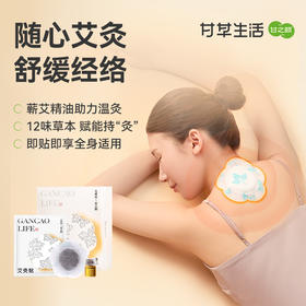 甘之颐 艾灸贴10片/盒热敷贴全身适用精油艾灸贴艾草热敷草本贴穴位贴