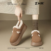 ZHR则则加绒保暖厚底勃肯鞋女轻便ins百搭冬季棉鞋全包博肯鞋 商品缩略图7