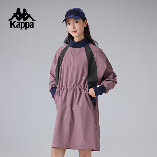 Kappa卡帕背靠背2025新款运动连衣裙女户外弹力半身裙防泼水裙子KPDJAQL81 商品图0