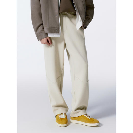 GXG男装 菠萝纹休闲裤宽松直筒运动裤  秋G24X023042 商品图4