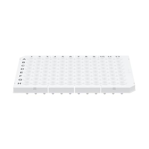 0.1 ml White Semi-Skirted 96-Well PCR Plates（0.1 ml 白色半裙边96孔PCR板） 商品图0