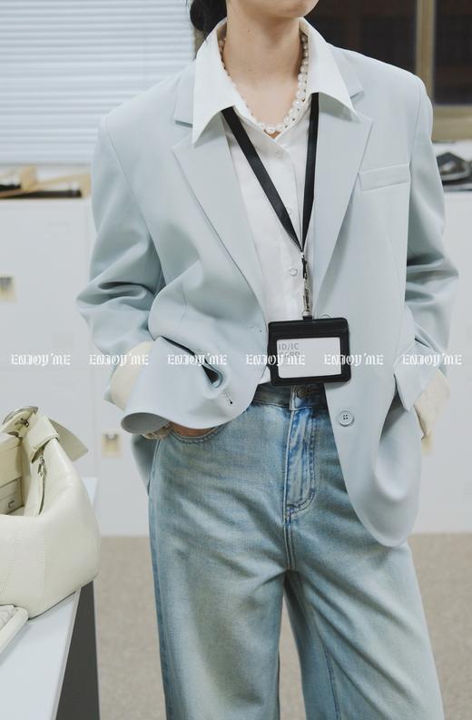 【门店同款】ENJOY春季盐貌似糖韩系灯笼袖衬衫 160848596 商品图2