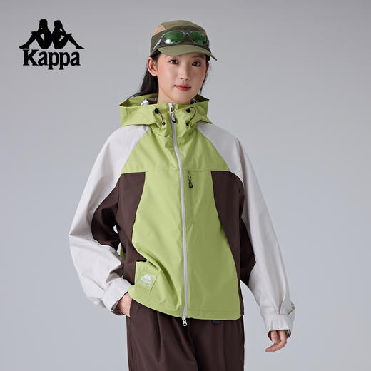 Kappa卡帕背靠背2025新款运动防风衣女款户外防泼水夹克外套上衣K0F22FJ83 商品图3