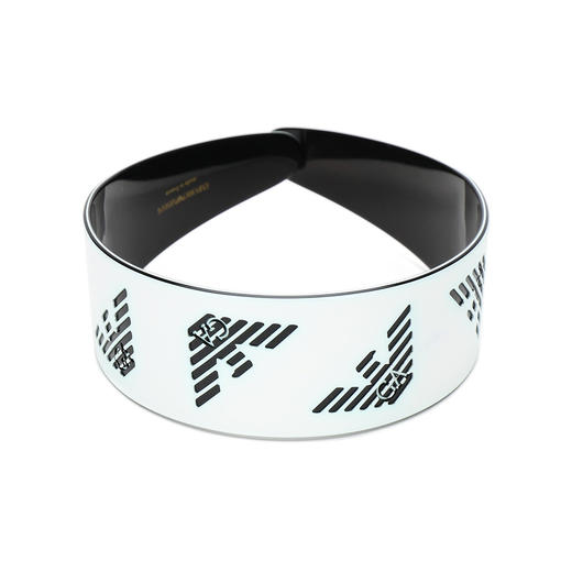 8050941179015 EMPORIO ARMANI 拼色LOGO刻印设计简约一字发夹 商品图0